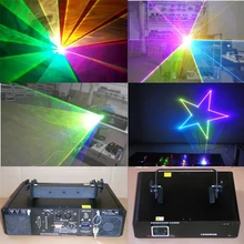 RGB 1500 mW led Анимация Лазерный свет 1500 rgb белый смешанный 1,5 w Полноцветный лазерный ilda 25 kpps освещение на сцену