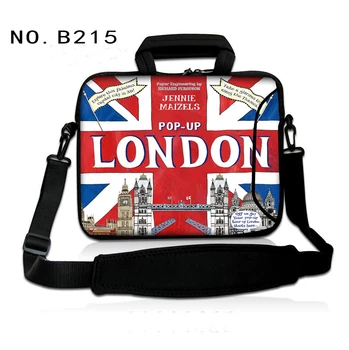 

London Flag Portable Carry Shoulder Sleeve Bag Power Bag Laptop Bag for IBM HP ACER Macbook Air Pro 11 12 13 14 15 17 ''