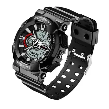 

Women Men Sports Calendar Luminous Dual Display Digital Quartz Wrist Watches digital watch