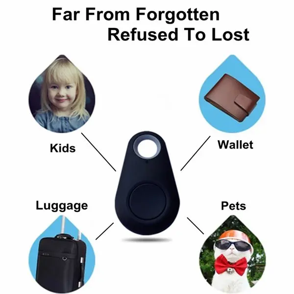 NEW Pet Dog Anti-lost Tracker Smart Bluetooth Tracer Locator Tag Alarm Tracer Finder alarm key chain wallet patch device