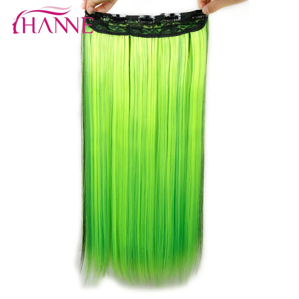 clip in synthetic hair2