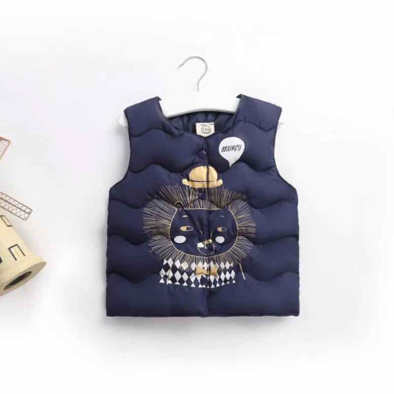 winter cotton vests for boys kids waistcoat thick rabbit vests for girls children clothes  (7)