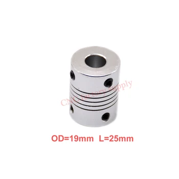 

Hot 10pcs/lot D19L25 5x8mm CNC Motor Jaw Shaft Coupler Flexible Coupling OD19x25mm wholesale Dropshipping 3/4/5/6/6.35/7/8/10mm