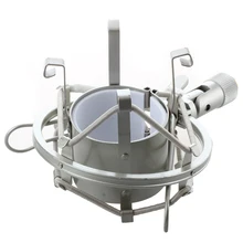 Серебристая металлическая подставка для мини iPhone с винтами