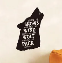 “משחקי הכס בריטניה ציטוטים” ויניל מדבקות קיר קעקועים המפורסם אומר וול לעיצוב בית