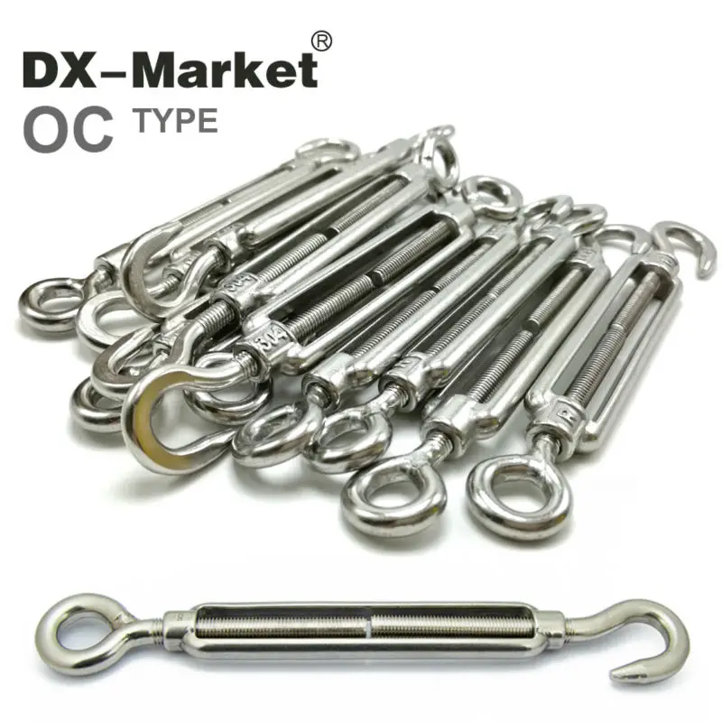 m20turnbuckle304stainlesssteelturnbuckleeyeandhooksus304high