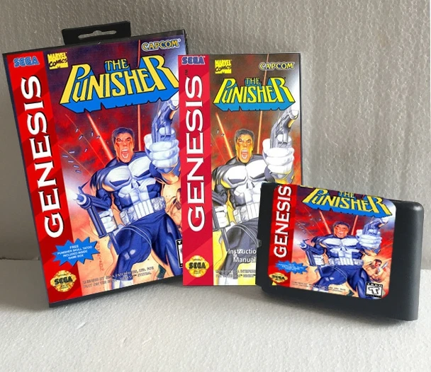 16 Bit MD card for Sega MegaDrive for Genesis With Manual Book Retail Box The
