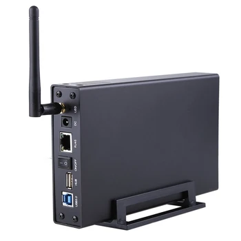 

Blueendless BS-U35WF 300Mbps USB 3.0 Wi-Fi Streaming Server 3.5" External Hard Drive HDD Enclosure &File Server &AP & USB WiFi