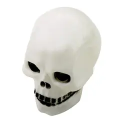 Пластик СВЕТОДИОДНЫЙ красочные вспышки череп Форма ночник лампа Хэллоуин, праздничная Вечеринка внутренней отделки подарок