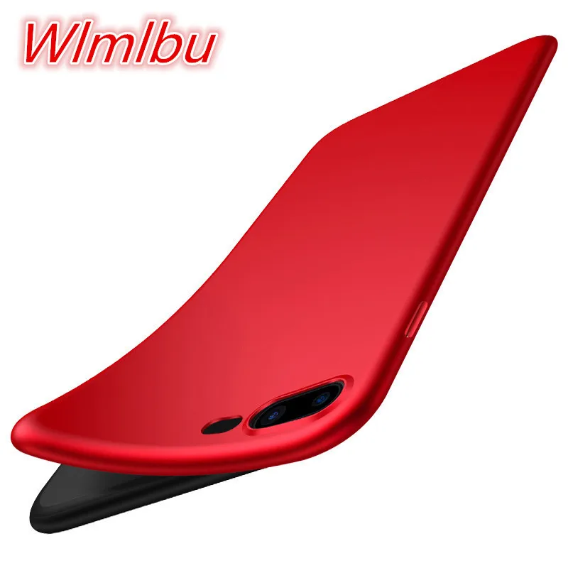 Роскошные сзади Матовый Мягкий силиконовый чехол для iPhone 7 случаях 6 S 8 Plus X Full Cover 5