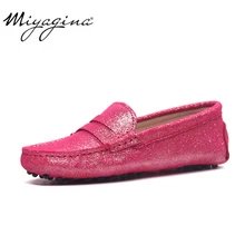 Лидер продаж; Коллекция года; женская обувь из натуральной кожи; сезон весна-лето; Высококачественная обувь для вождения на плоской подошве; Брендовые женские лоферы