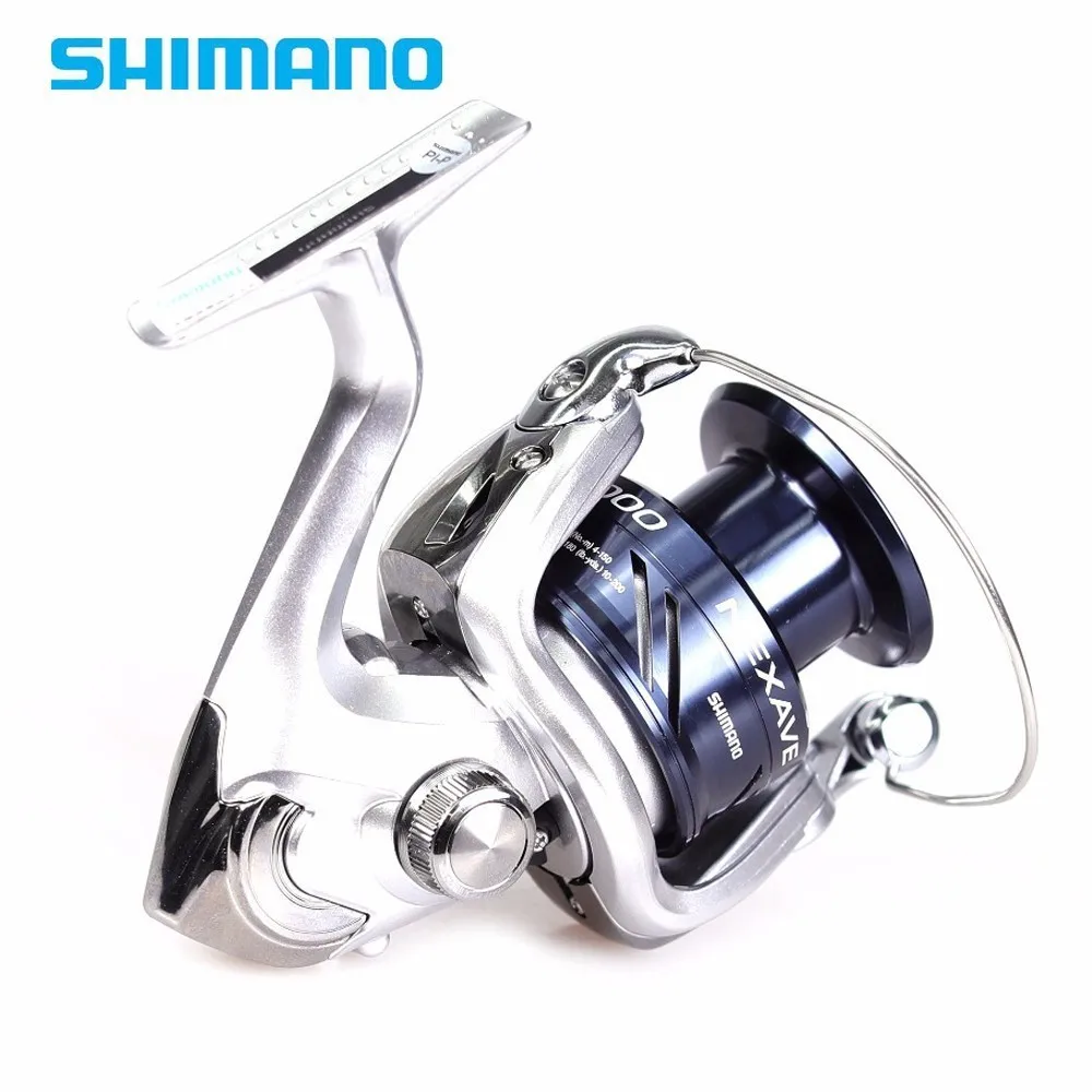 Shimano الأصلي NEXAVE 1000 2500 C3000 4000 5000HG الصيد بكرة مع الشحن إغراء 5.0: 1 انخفاض العتاد نسبة السحب 4BB المياه المالحة الكارب