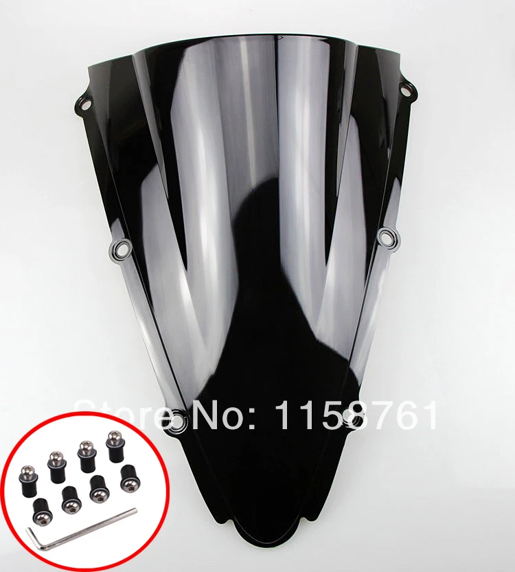 

Black Windscreen Windshield Case For Yamaha YZF-R1 YZF R1 2000 2001