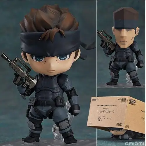 

Nendoroid Metal Gear Solid SONS OF LIBERTY 447 Solid Snake Cartoon Anime Action Figure PVC Collection toys for christmas gift