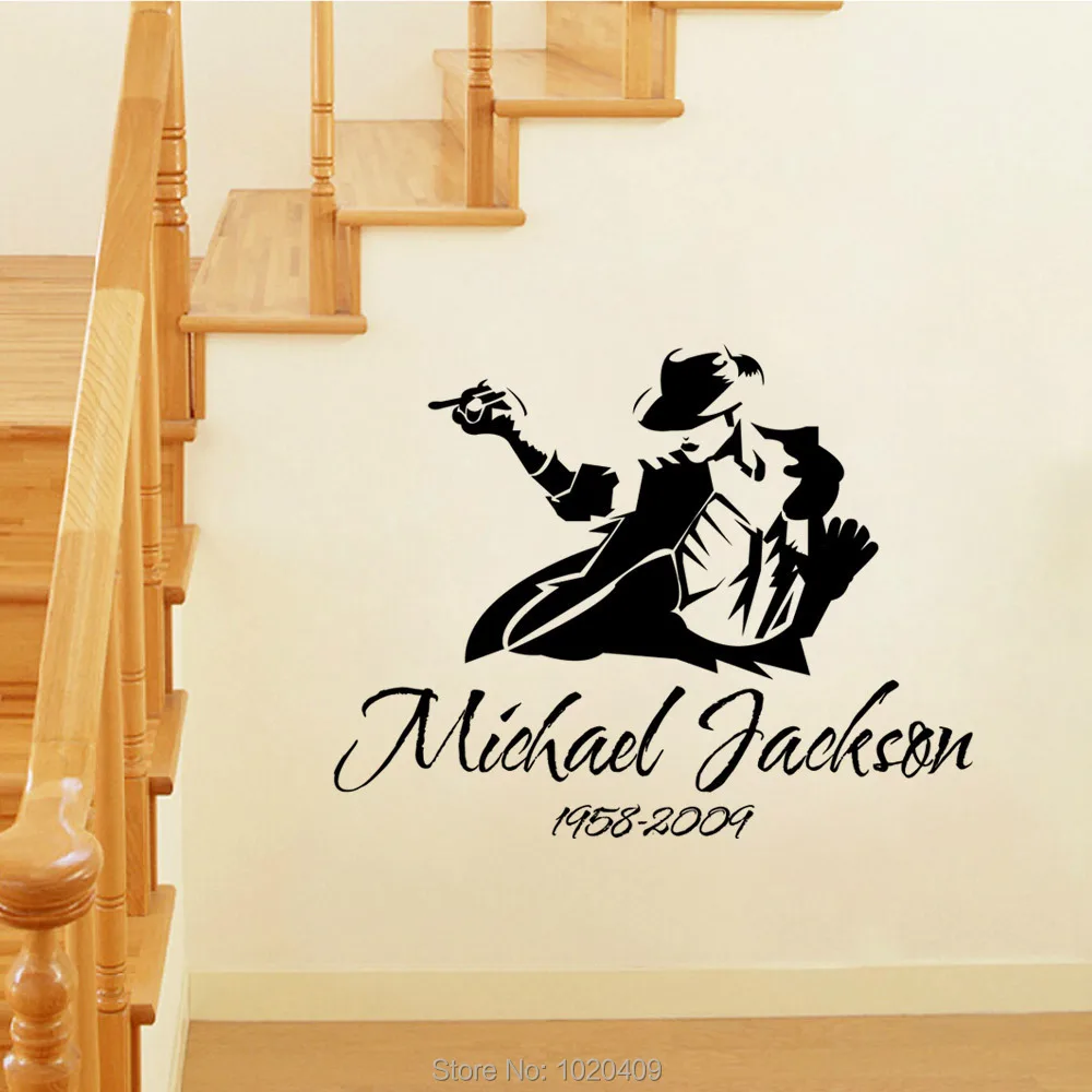 Micheal Jackson Настенная Наклейка для домашнего интерьера shoting gun Декоративные