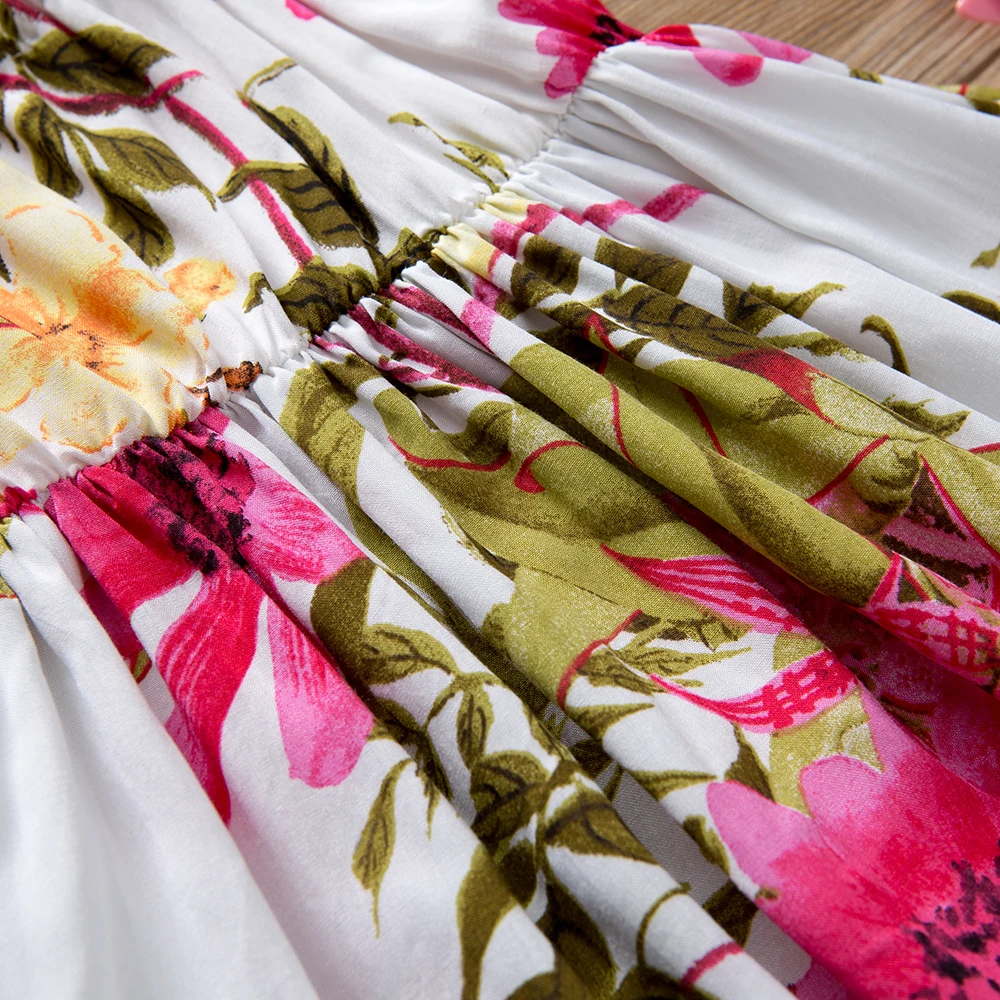 Baby Girl Clothes Lace Up Floral Printed Cotton Children Toddler Girls Dresses Summer 2018 Casual Princess Teenage Kids Dress HTB1IqjxjndYBeNkSmLyq6xfnVXaN - Baby Girl Clothes Lace Up Floral Printed Cotton Children Toddler Girls Dresses Summer 2018 Casual Princess Teenage Kids Dress