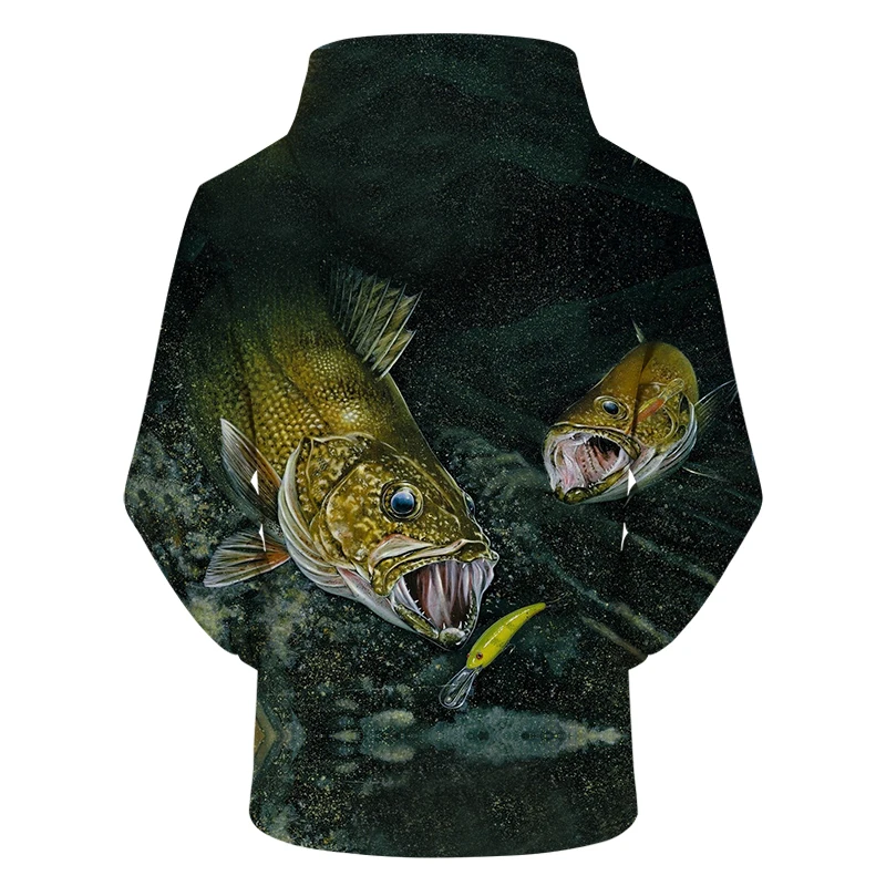 Забавные толстовки с 3D тропическими рыбами для рыбаков, мужчин и женщин, толстовки с капюшоном с длинным рукавом, уличная одежда, куртки в стиле хип-хоп