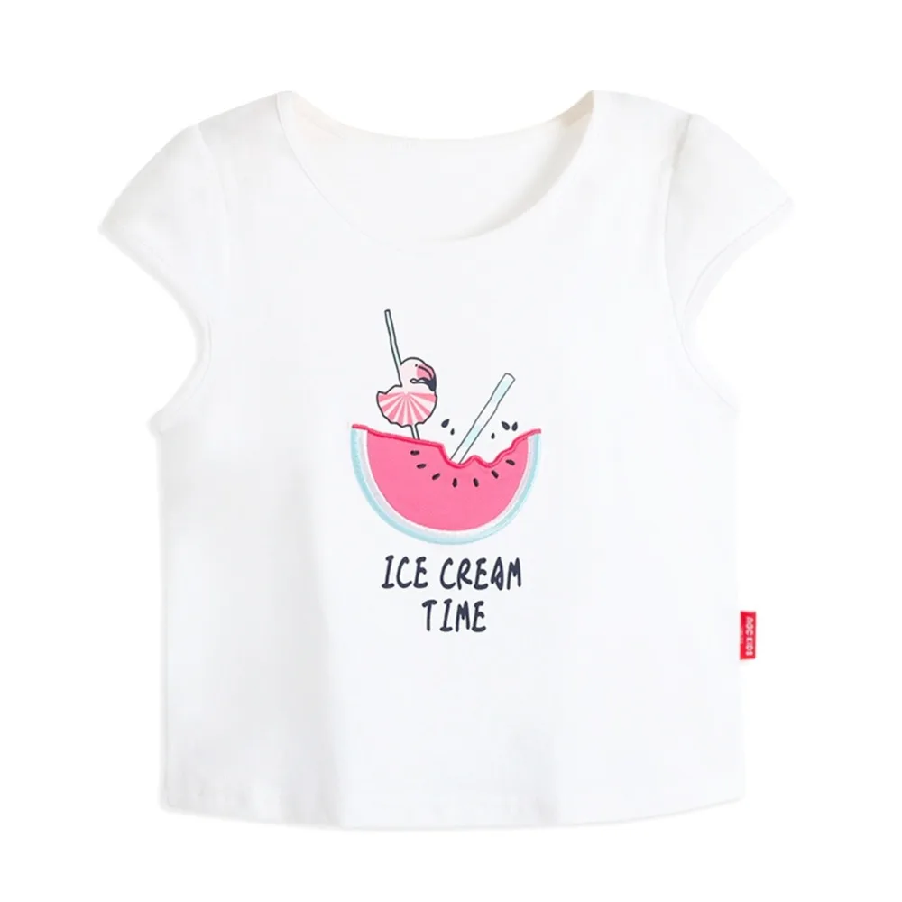 

Abckids Summer Kids Baby Girl Sleeveless Watermelon Print Tops Blouse Girl shirt Children sun flower tops shirt