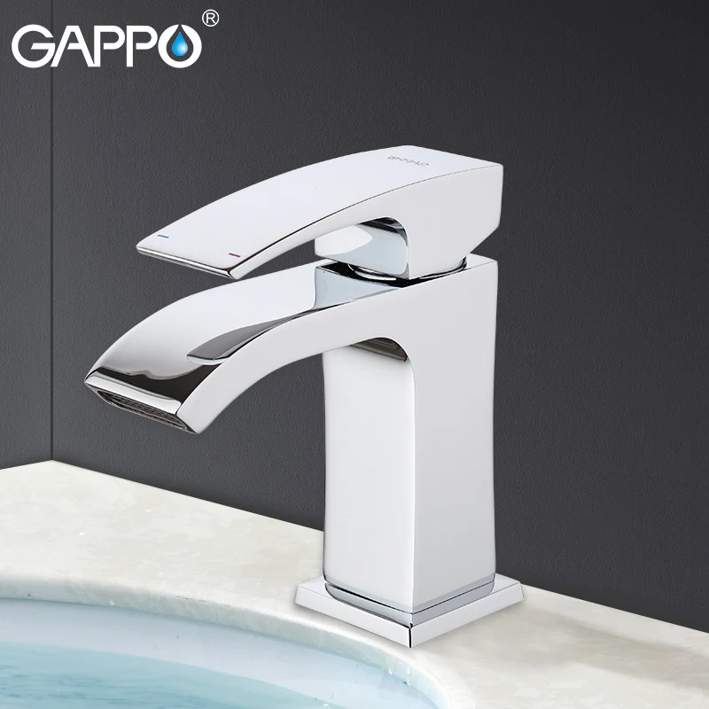 GAPPO دش صنبور حمام حوض الصنابير دش الحمام الكروم المصقول صنبور حوض خلاط الأدوات الصحية
