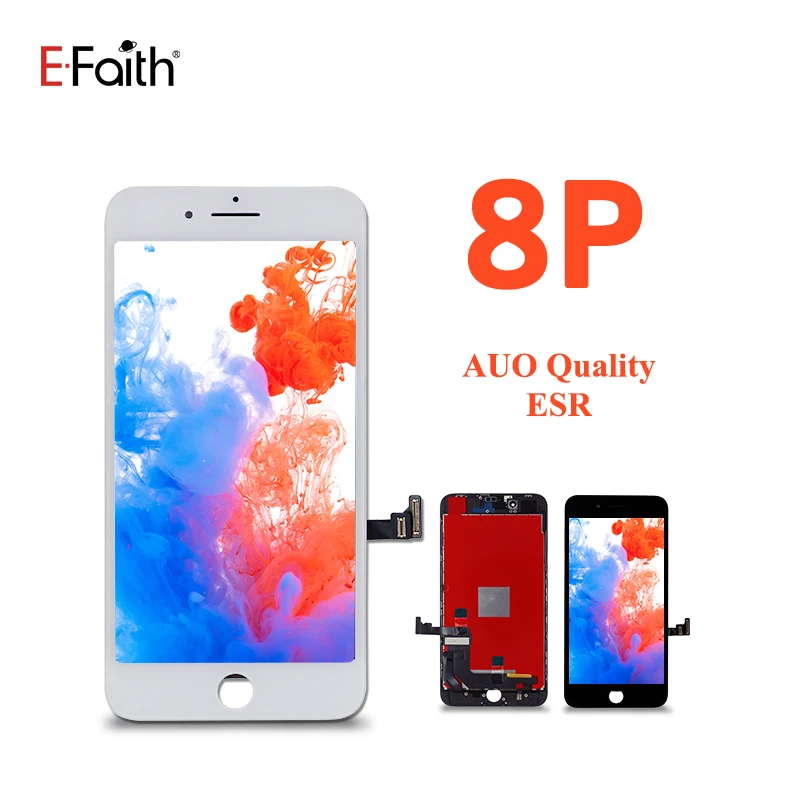 

10pcs EFaith ESR Good Color AUO Quality For iPhone 8 Plus LCD With 3D Touch Screen Replacement Free Shipping