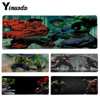 

Yinuoda New Printed Hulk Bruce Banner mouse pad gamer play mats Size for 300*700*2mm and 300*900*2mm Game Mousepad