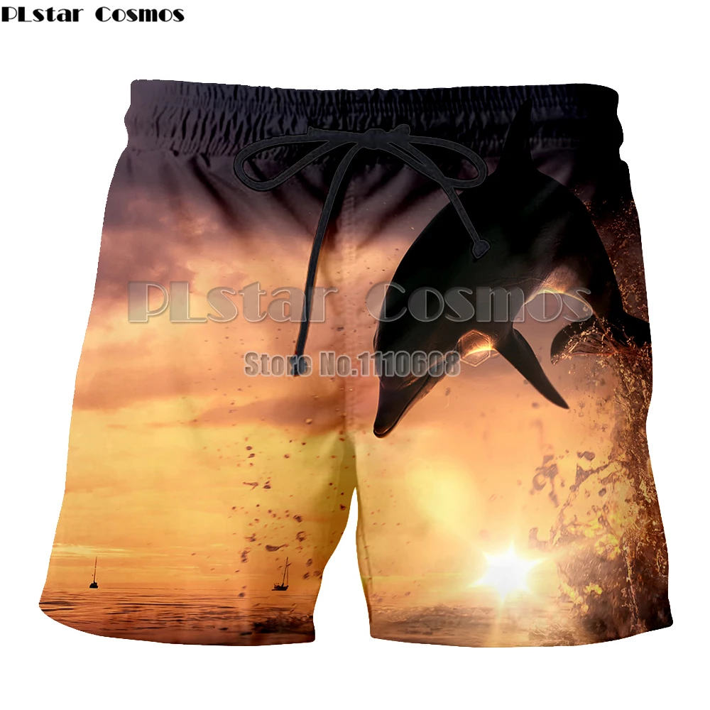 CAWHJDW Solar System Planets and Stars Boys Swimwear Drawstring Board Shorts