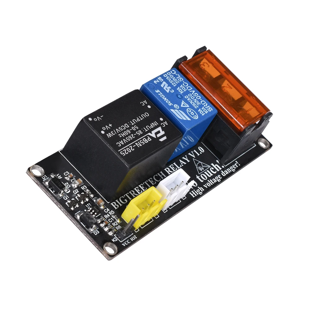 Цена Новый релейный модуль V1.0 impresora 3D модуль автоматического отключения после печати в SKR V1.3 PRO E3 cr10 экструдер части 3D принтера