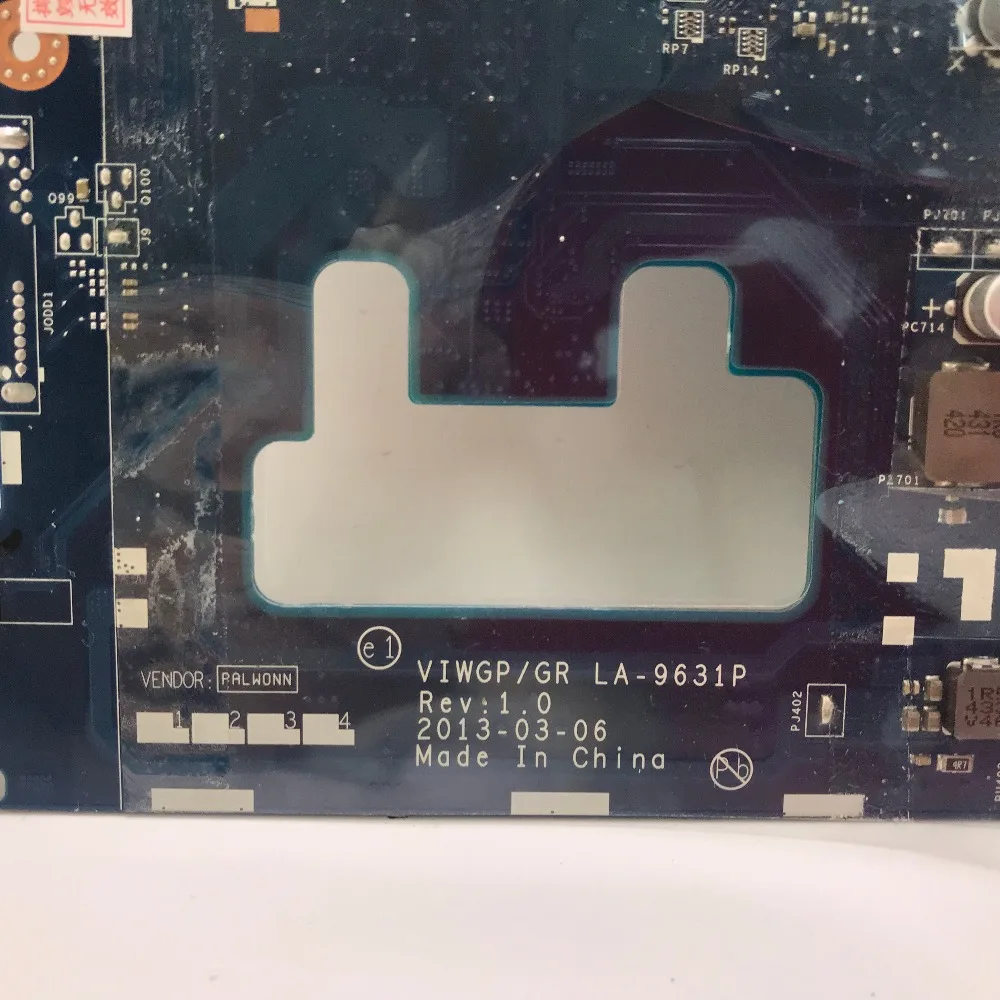 Kefu LA-9631P для lenovo VIWGQGS LA-9631P для lenovo G500 Материнская плата ноутбука 8 видеопамяти чипы материнской платы Тесты