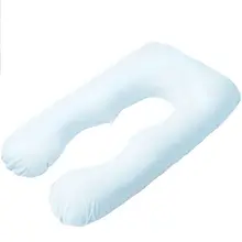 U-образная подушка для тела для беременных со съемным чехлом на молнии