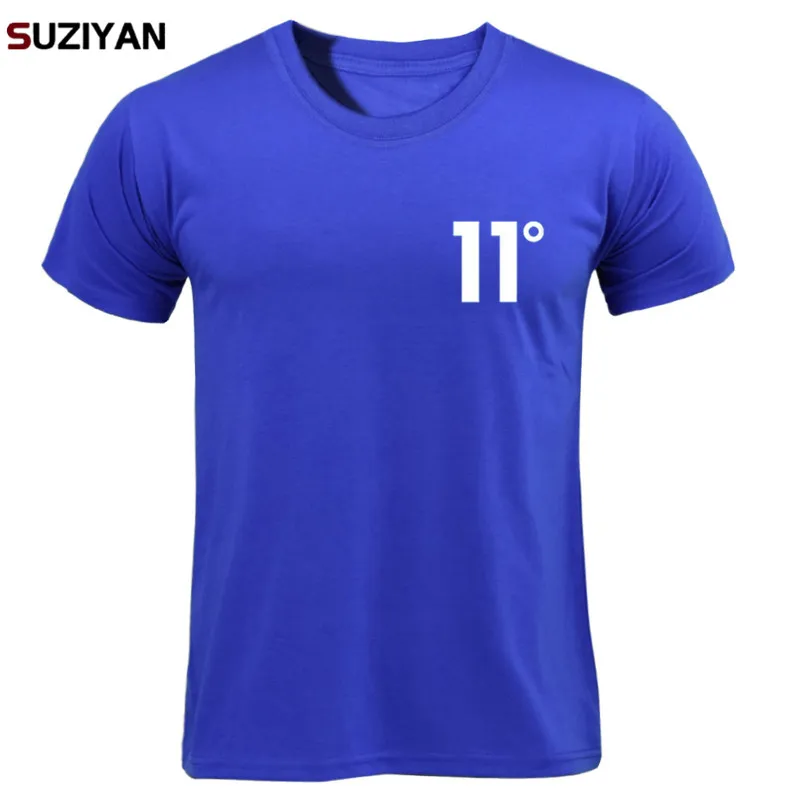 

Men's T-shirt Short Sleeve New 2018 Funny Men Brand Logo Print 11 Degree Cotton T Shirt Men Women Unisex Tops Tees T Shirt Men
