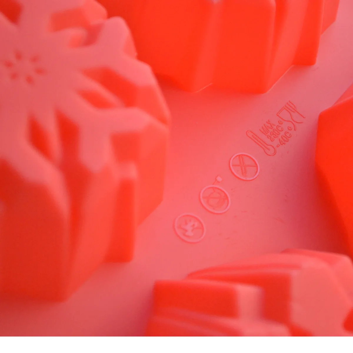 DIY silicone cake mould pudding ice cube manual soap making snowflakes shape soap silicone mould