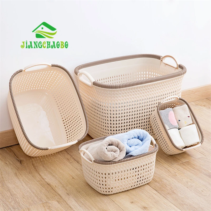 JiangChaoBo تقليد الروطان الجوف سلة التخزين وجبة خفيفة صندوق تخزين المطبخ المحمولة سلة بلاستيكية سطح المكتب سلة التخزين JiangChaoBo تقليد الروطان الجوف سلة التخزين وجبة خفيفة صندوق تخزين المطبخ المحمولة سلة بلاستيكية سطح المكتب سلة التخزين