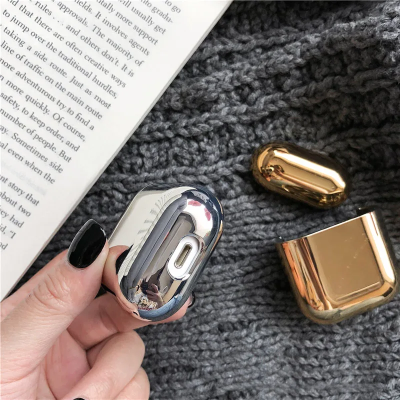 Чехол для Airpods 1 2 роскошные чехлы наушников на Air Pods Bluetooth беспроводные наушники
