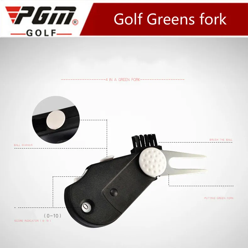 1 шт. инструмент для ремонта Golf Divot Switchblade Pitch Groove Cleaner Pitchfork положить зеленая вилка