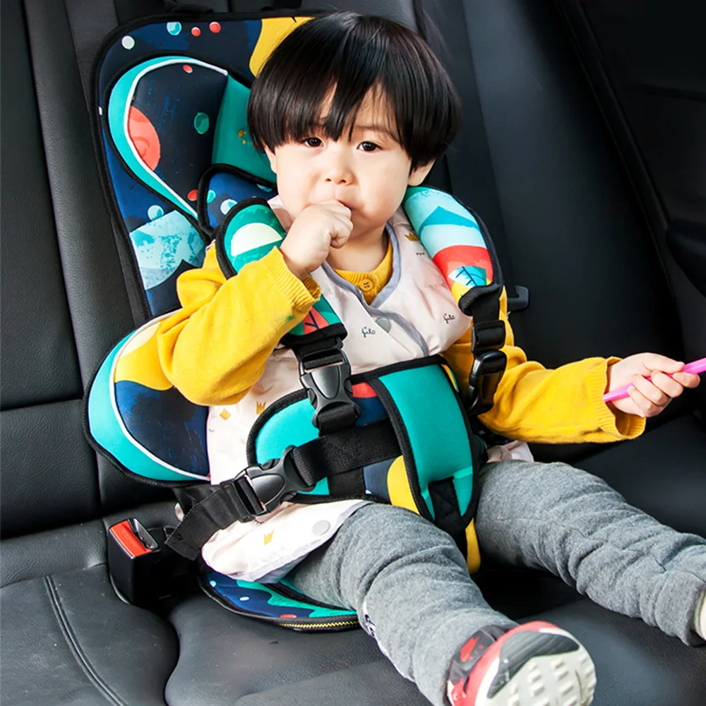 

Portable Baby Safety Seat Children Car Seats Toddler Carrier Cushion Pad Infant Safe Belt Seat Thicken Mat Kids Travel Car Seat