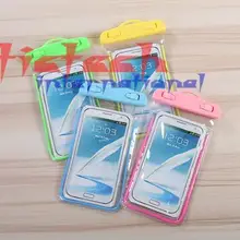 Dhl ИЛИ ems 100 комплектов водонепроницаемый чехол для телефона чехол Подводный Чехол для iPhone 6/Plus 5s для samsung светящаяся водонепроницаемая сумка