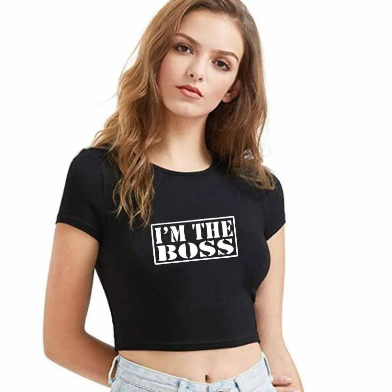 

Fashion Cool Printing Women T-shirt Sexy Crop Top Short Sleeve Slim Short Type Sport Fitness Running T-Shirt