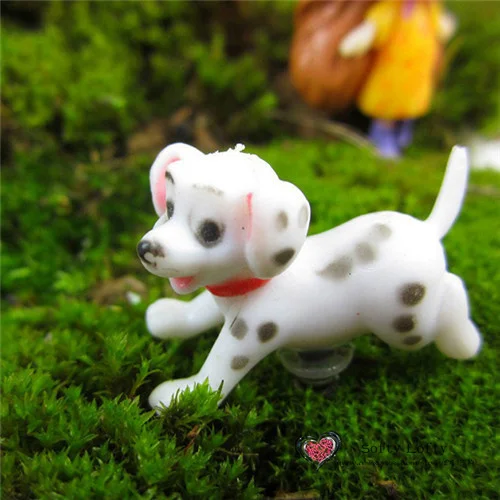 Dalmatian dog mini figures 6pcs - 6