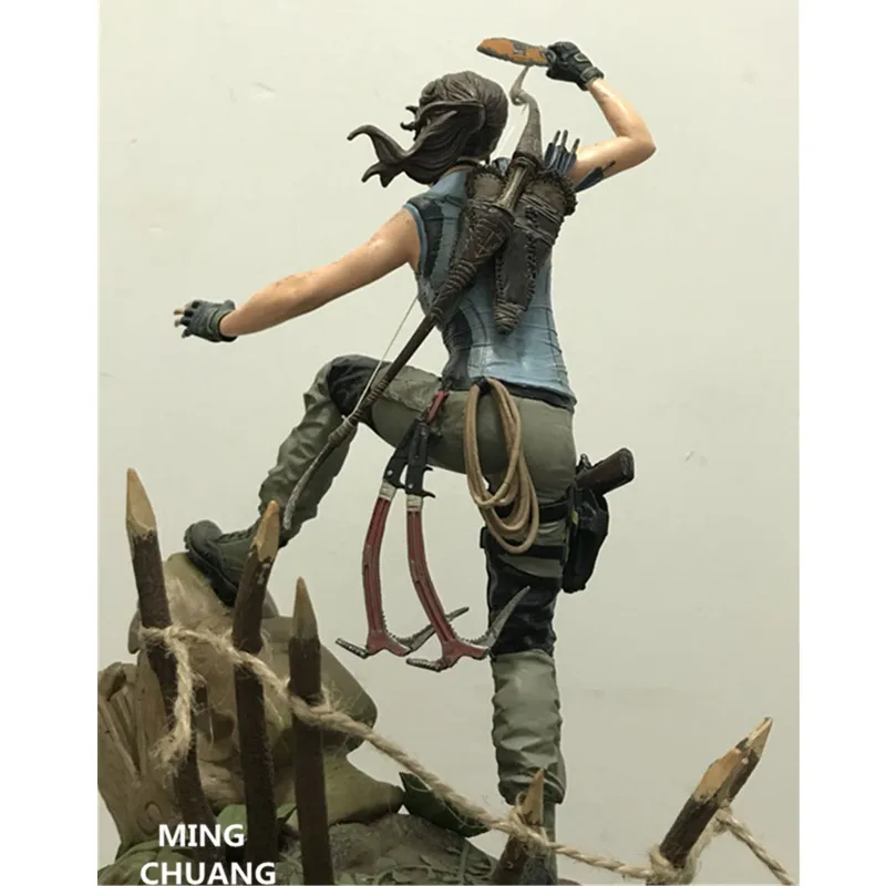 9,8" Статуя игры бюст Tomb Raider 1:6 полная длина портретное Искусство ремесло Смола фигурка Коллекционная модель игрушки 25 см коробка D938