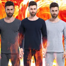 1 satz Mann Und frau thermo-unterwäsche Dicken Plus Velet lange unterhosen runde kragen männer baumwolle unterwäsche anzug größe 4XL