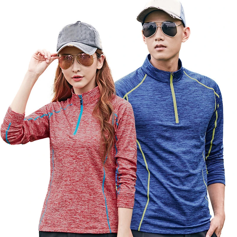 

Autumn Workout Shirt Men Gym Shark Fitness Running T Shirt Women Quick Dry Training Sport Tshirt Bodybuilding Long Sleeve Tee