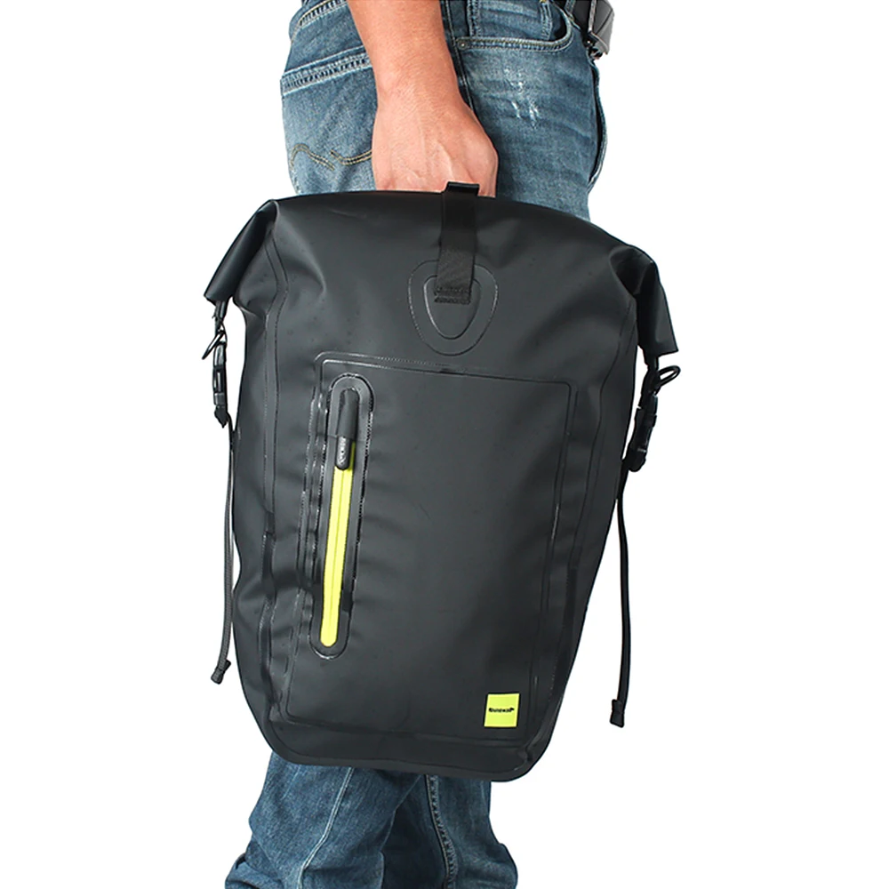 Top 25L Waterproof Bike Bag MTB Road Bike Bicycle Rear Rack Pannier Bag Cycling Rear Seat Bag Shoulder Bag Bike Accessories 3