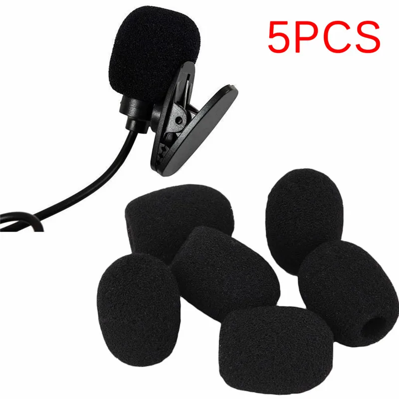 5pcs 30*20*8 Headset Replacement Foam Microphone Cover Telephone