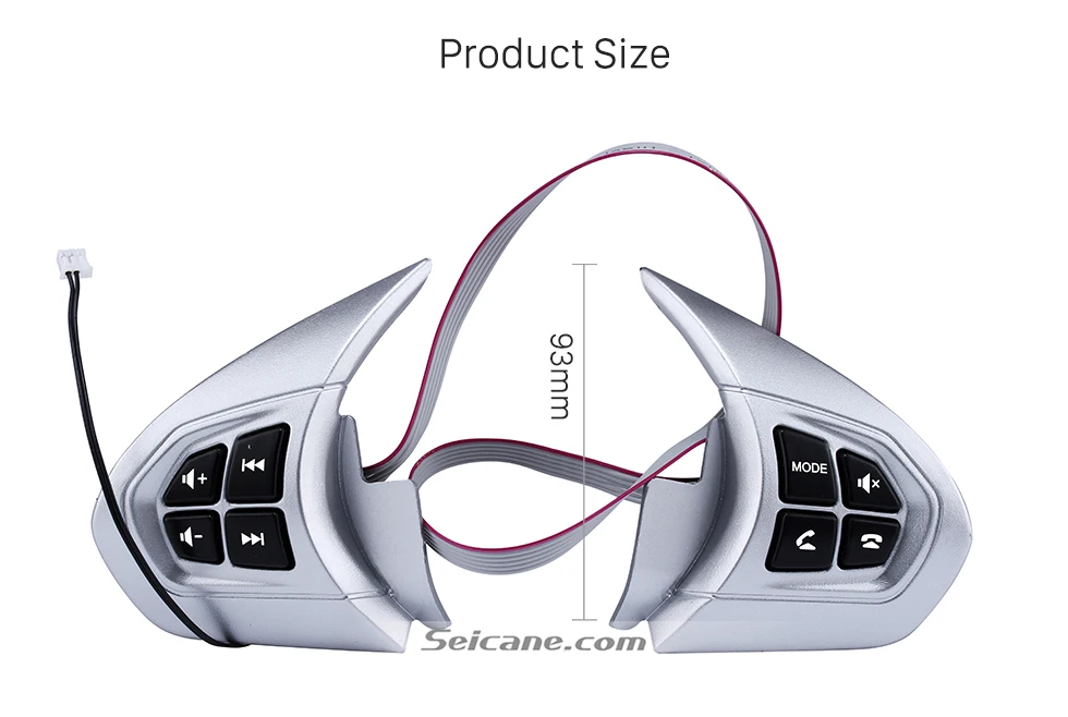 Seicane аудио обучение управление рулевым колесом дистанционное управление музыкальный плеер Bluetooth телефон регулятор для HONDA BRIO