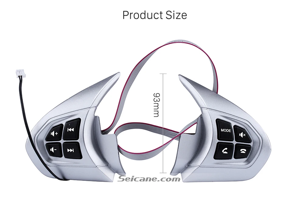 Product Size Audio Studying Steering Wheel Controller Remote Button Music Player Bluetooth Phone Regulator for HONDA BRIO