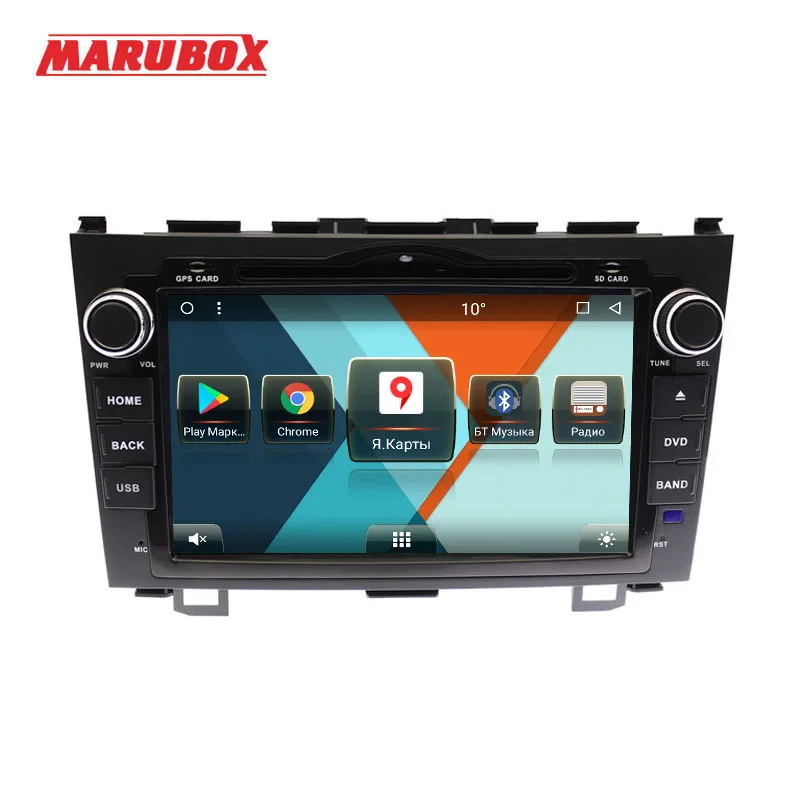 

Marubox 8A001MT8, Car multimedia DVD Player For Honda CRV CR-V 2006-2011, Android 8.1,1024*600,Octa Core, with GPS Navigation