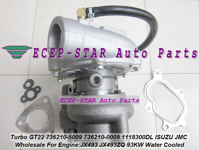 Водяное охлаждение GT22 736210 5009 0009 1118300DL Turbo для ISUZU грузовика JMC JX493 JX493ZQ 68 кВт|turbo turbo