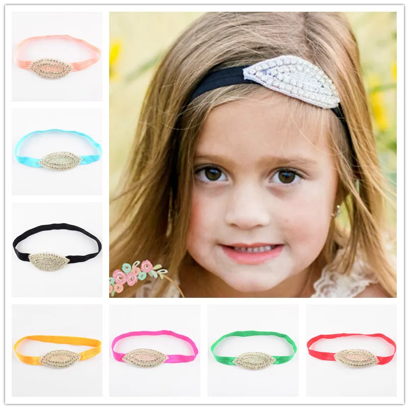 10 pcs/lot , High quality handmade Rhinestone Headband, Christening
