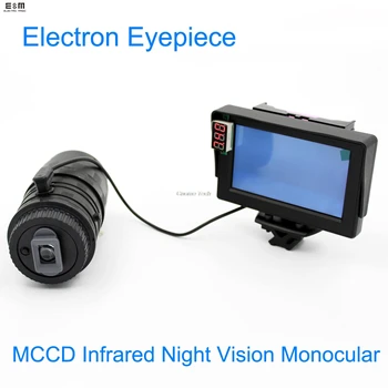 

E&M Infrared Electron Eyepiece Night Vision Monocular MCCD Hunting With Display Goggles Scope Device Riflescope Customizable
