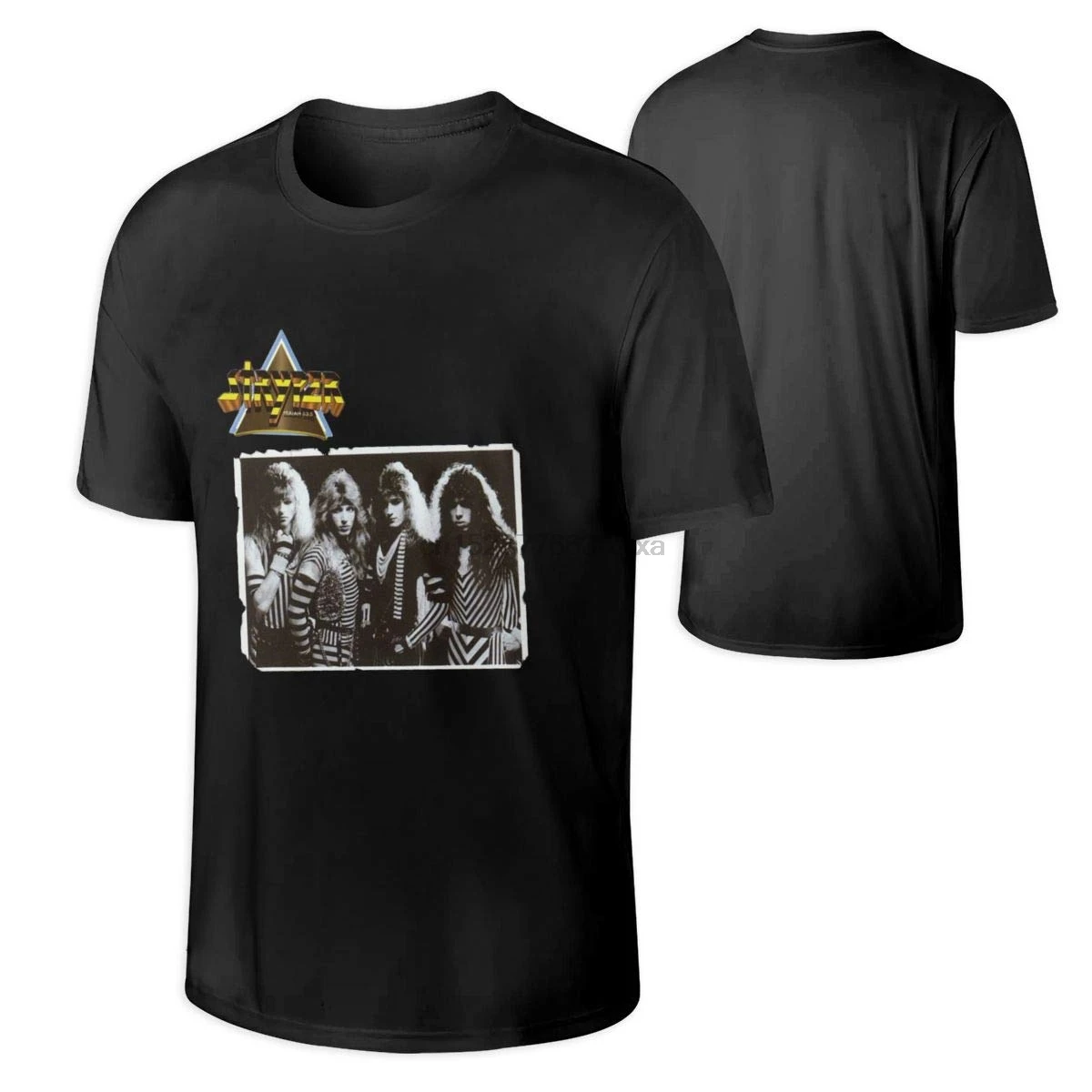 

Man Stryper Music Bnad Hip Pop Short Sleeves Tee Gift Black